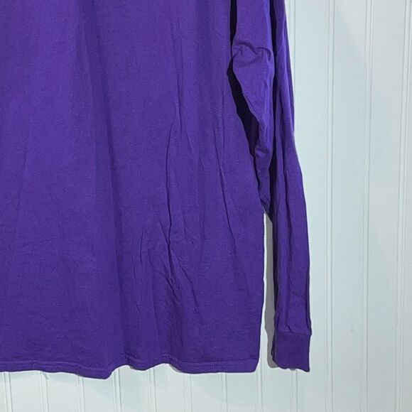 LSU Tigers Long Sleeve Tee Mens XLarge Purple And Gold Football Pro edge - Picture 10 of 11